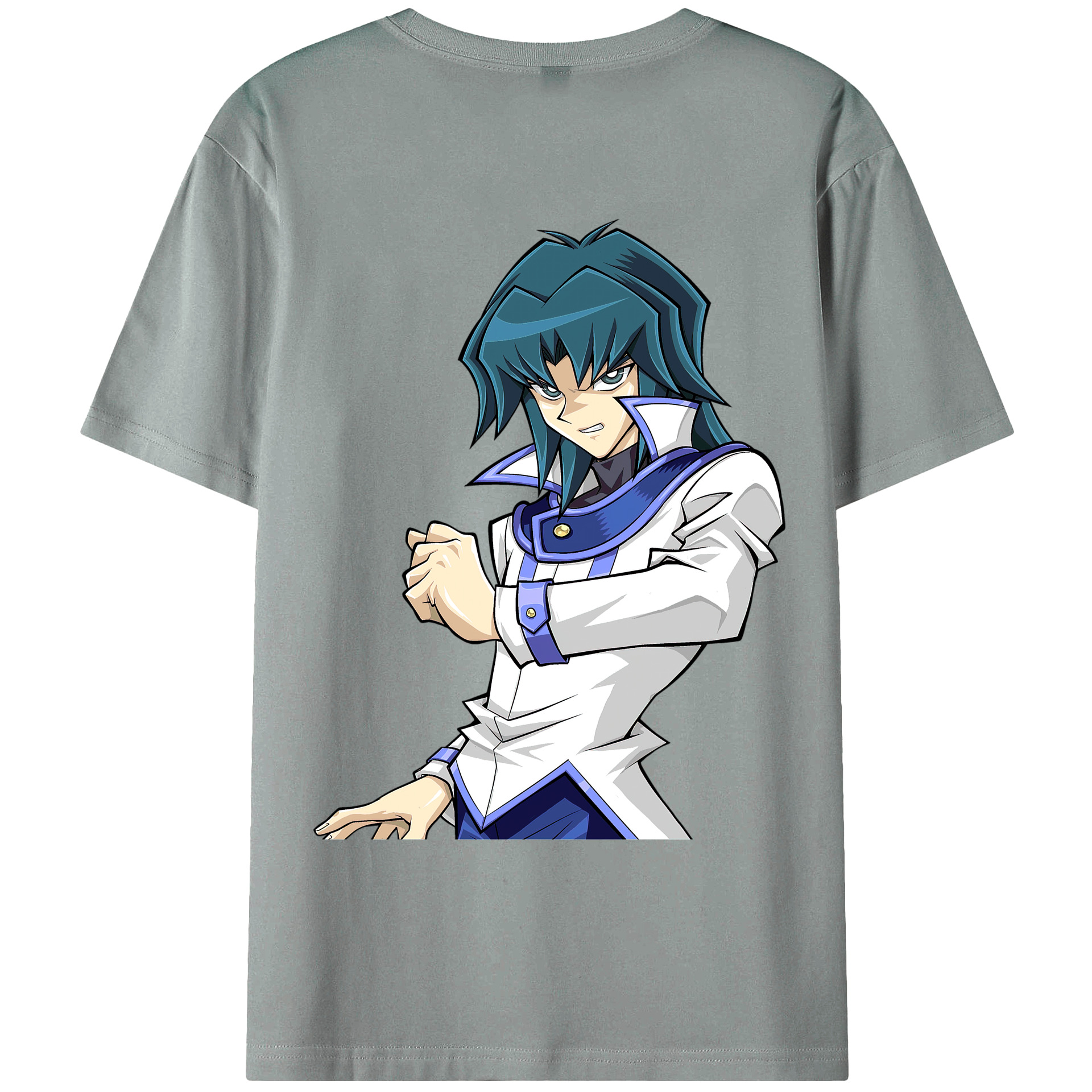 （画像用） 遊☆戯☆王 Yu-Gi-Oh! 綿100％ メンズ半袖Tシャツ（バックプリント） 通気性